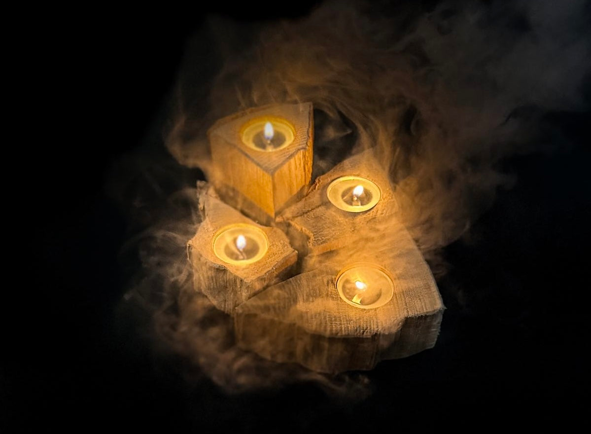 Schweizer Natur Kerzenständer